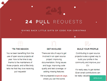 Tablet Screenshot of 24pullrequests.com